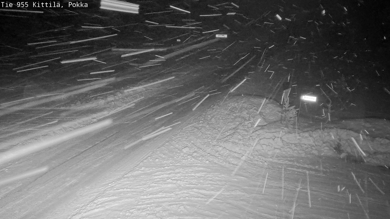 Kelikamerat Kuva Tie 955 Kittilä, Pokka, Kittilä, Lappi