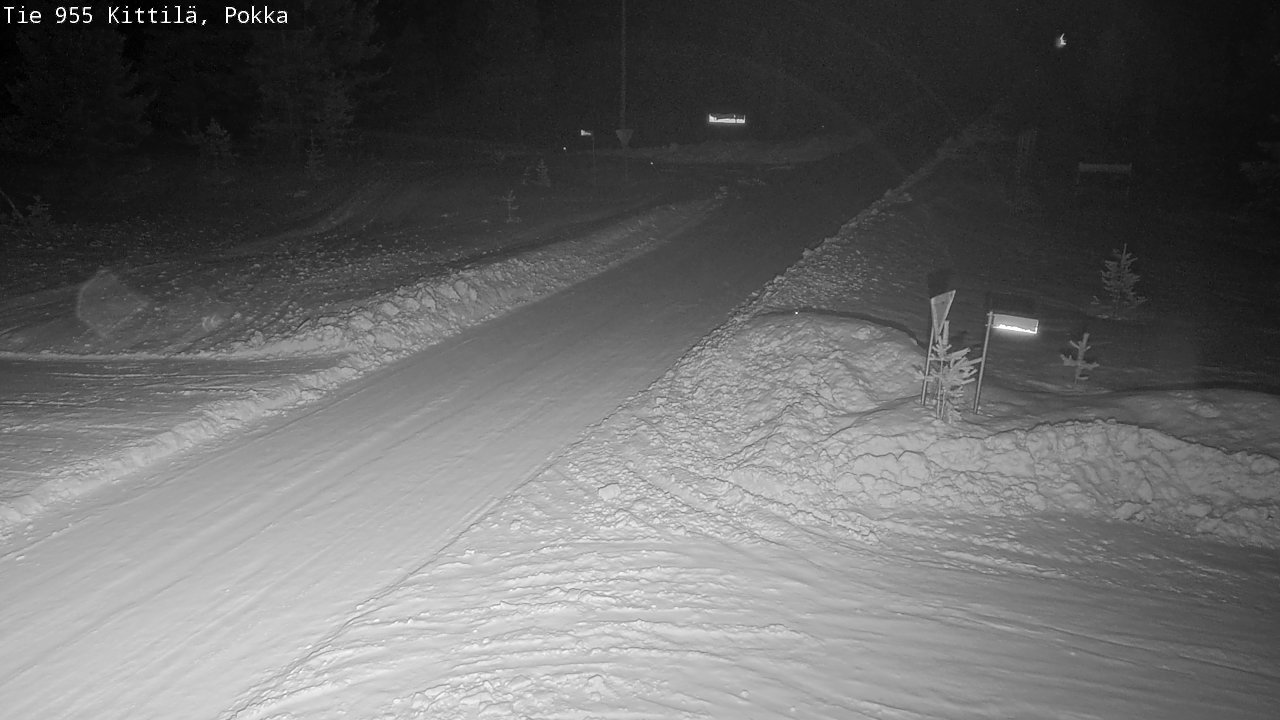 Kelikamerat Kuva Tie 955 Kittilä, Pokka, Kittilä, Lappi