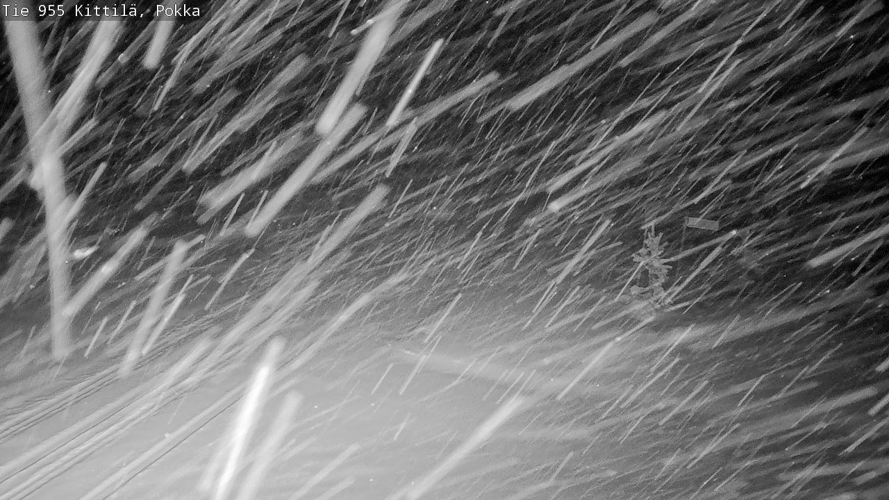 Weather Camera Image Road 955 Kittilä, Pokka, Kittilä, Lappi