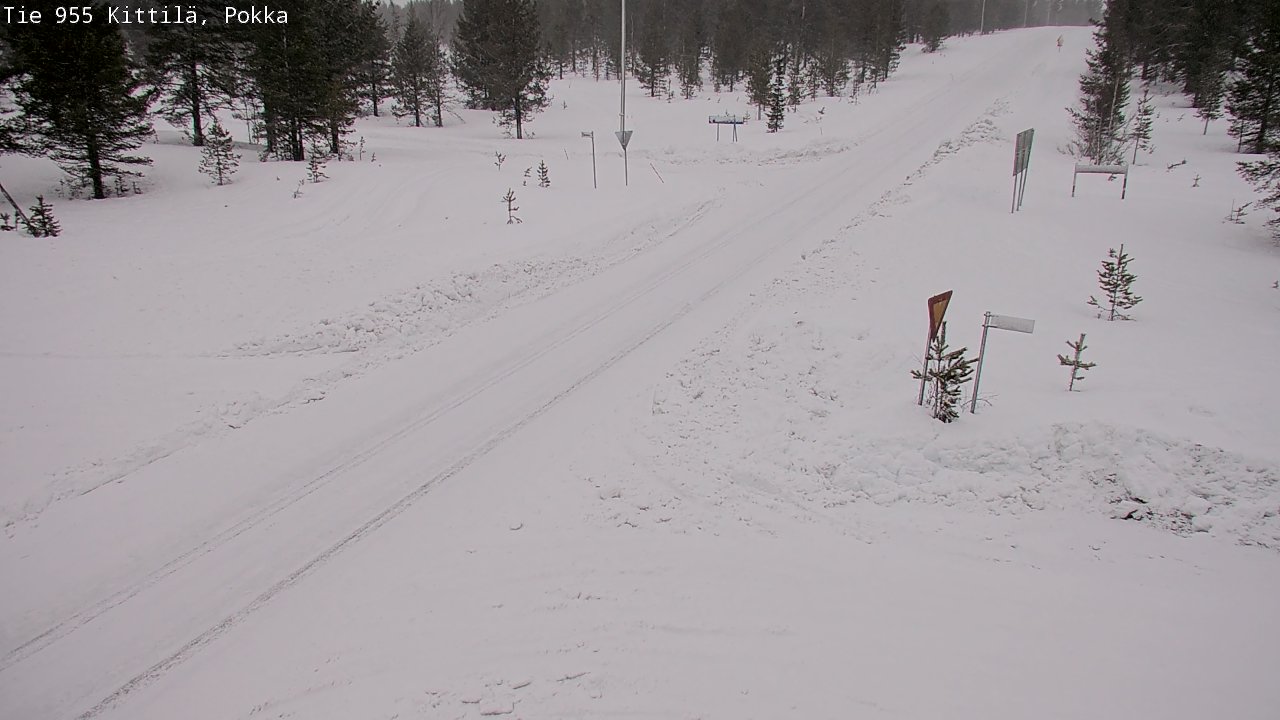 Kelikamerat Kuva Tie 955 Kittilä, Pokka, Kittilä, Lappi