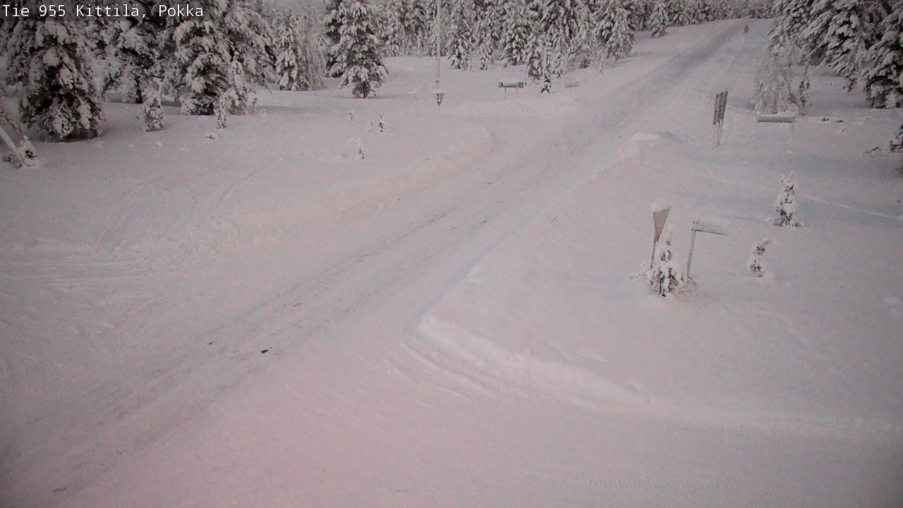Kelikamerat Kuva Tie 955 Kittilä, Pokka, Kittilä, Lappi