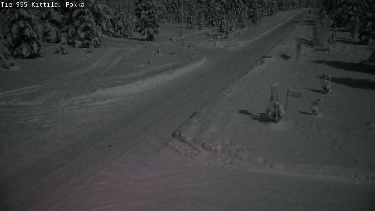 Kelikamerat Kuva Tie 955 Kittilä, Pokka, Kittilä, Lappi