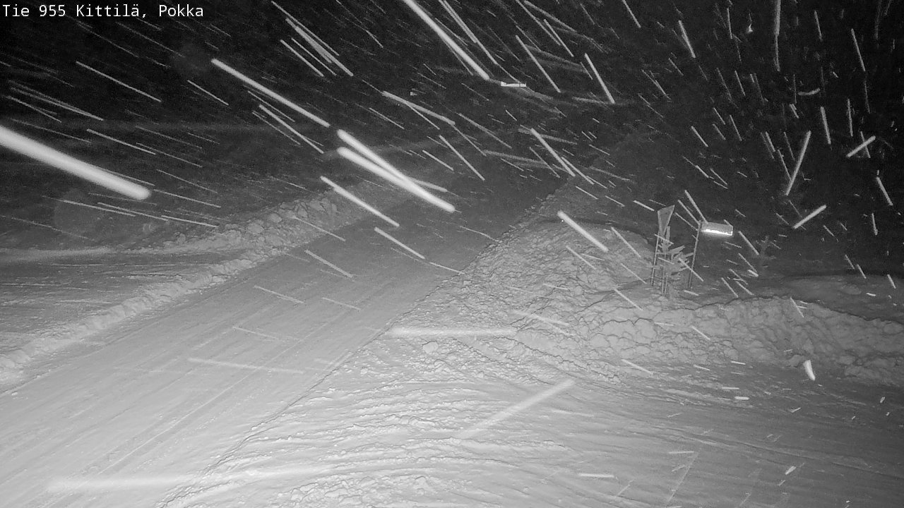 Kelikamerat Kuva Tie 955 Kittilä, Pokka, Kittilä, Lappi