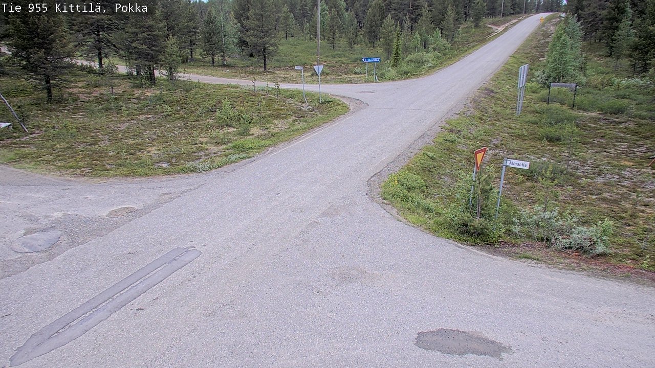 Kelikamerat Kuva Tie 955 Kittilä, Pokka, Kittilä, Lappi