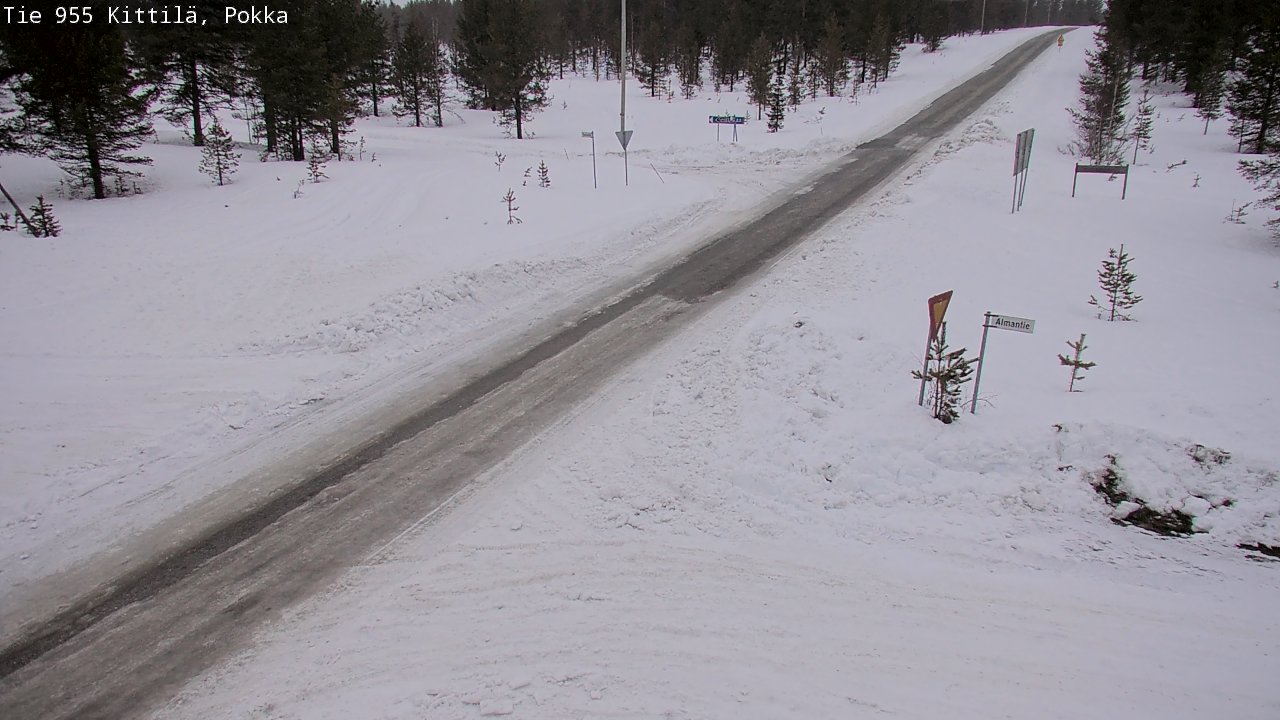 Kelikamerat Kuva Tie 955 Kittilä, Pokka, Kittilä, Lappi