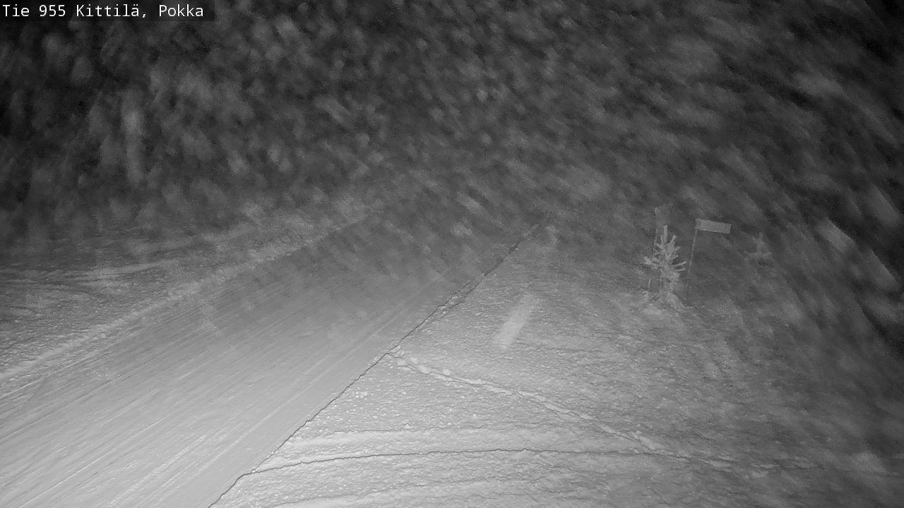 Weather Camera Image Road 955 Kittilä, Pokka, Kittilä, Lappi