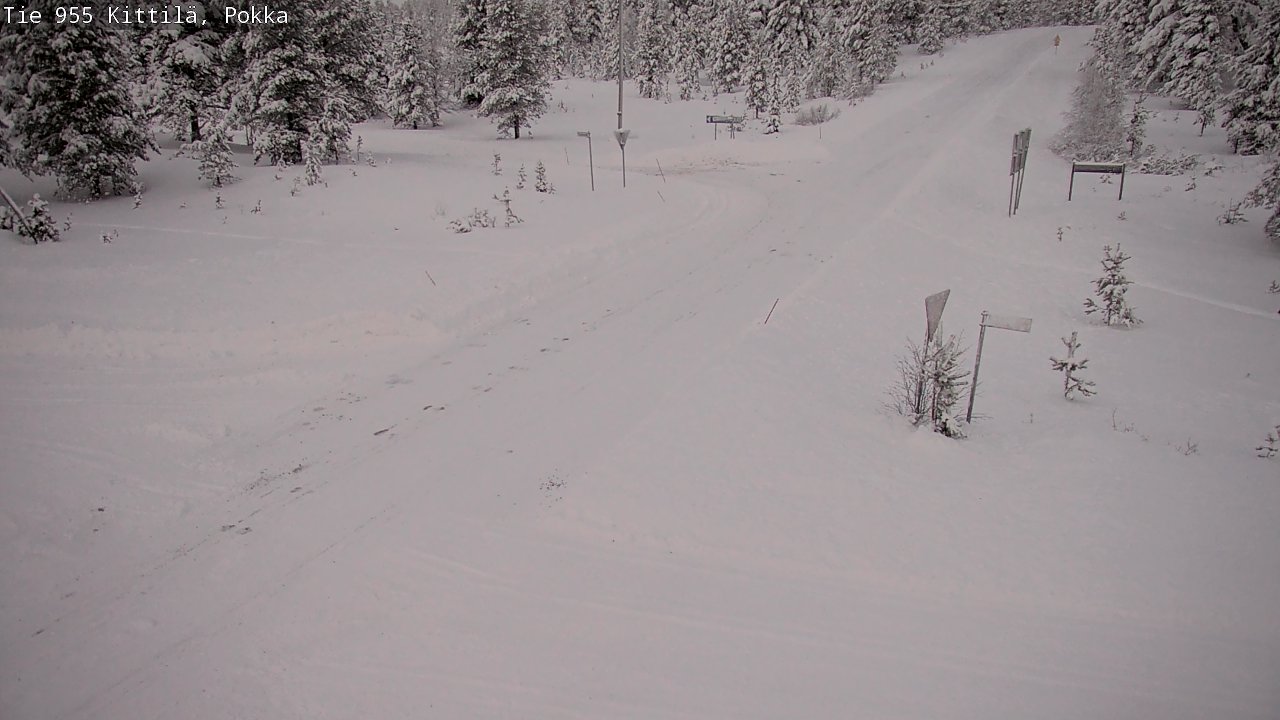 Weather Camera Image Road 955 Kittilä, Pokka, Kittilä, Lappi
