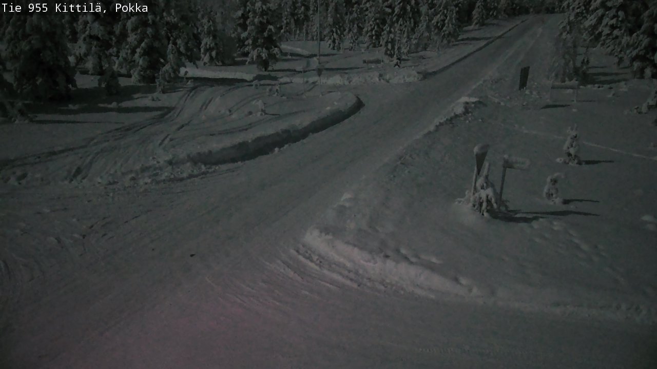 Kelikamerat Kuva Tie 955 Kittilä, Pokka, Kittilä, Lappi