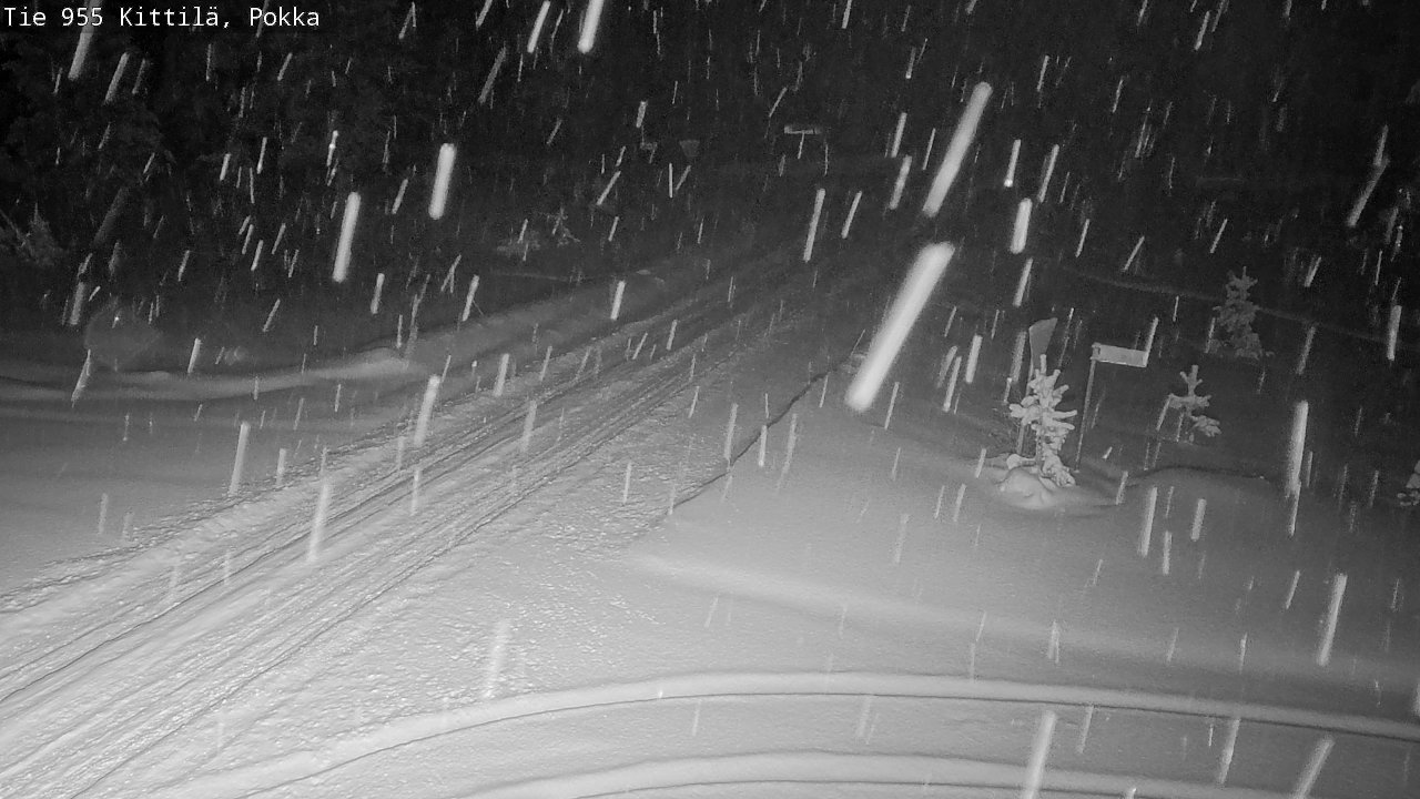 Weather Camera Image Road 955 Kittilä, Pokka, Kittilä, Lappi