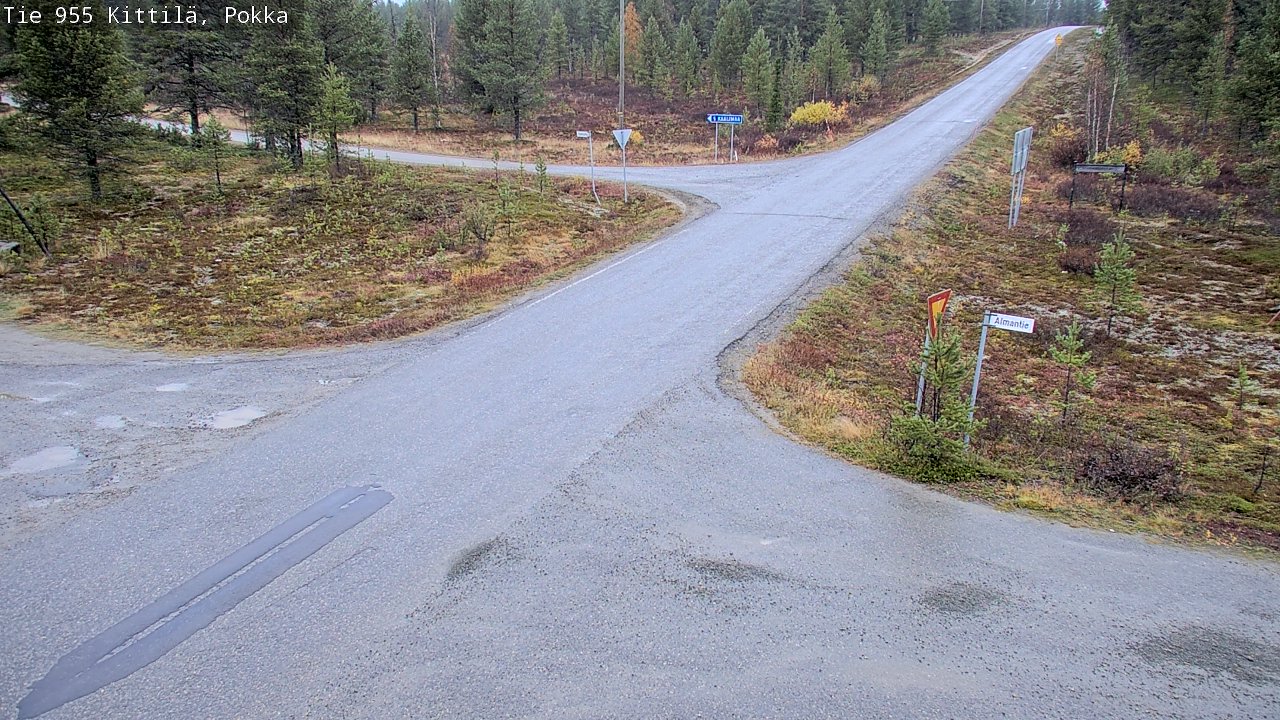 Kelikamerat Kuva Tie 955 Kittilä, Pokka, Kittilä, Lappi