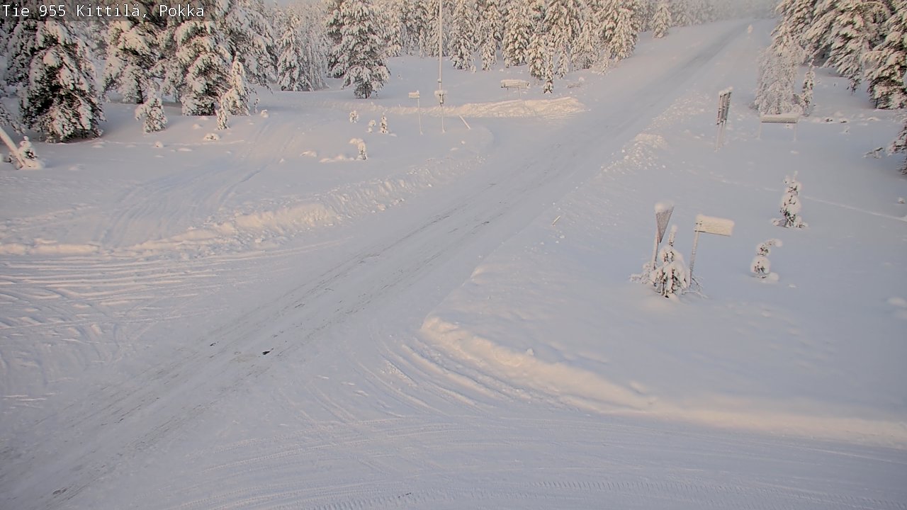 Kelikamerat Kuva Tie 955 Kittilä, Pokka, Kittilä, Lappi