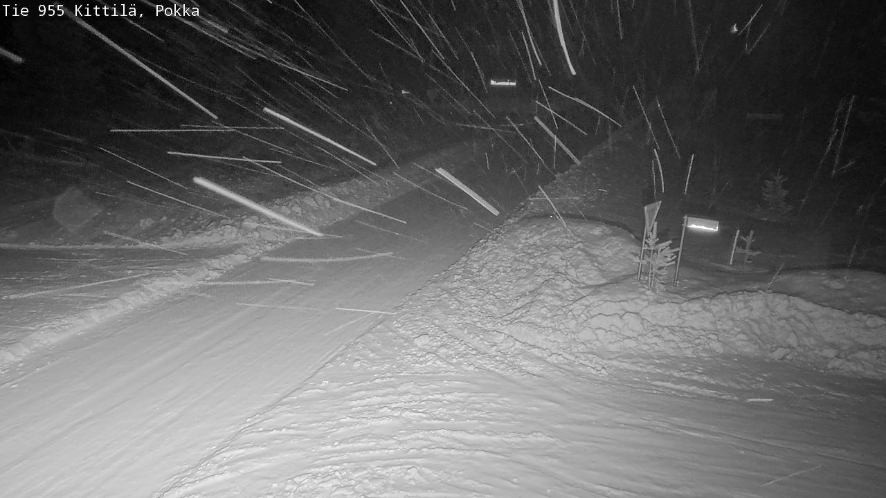 Kelikamerat Kuva Tie 955 Kittilä, Pokka, Kittilä, Lappi