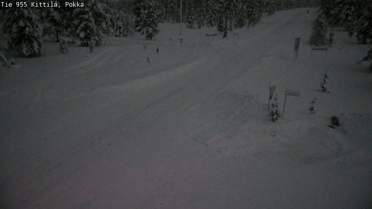 Weather Camera Image Road 955 Kittilä, Pokka, Kittilä, Lappi