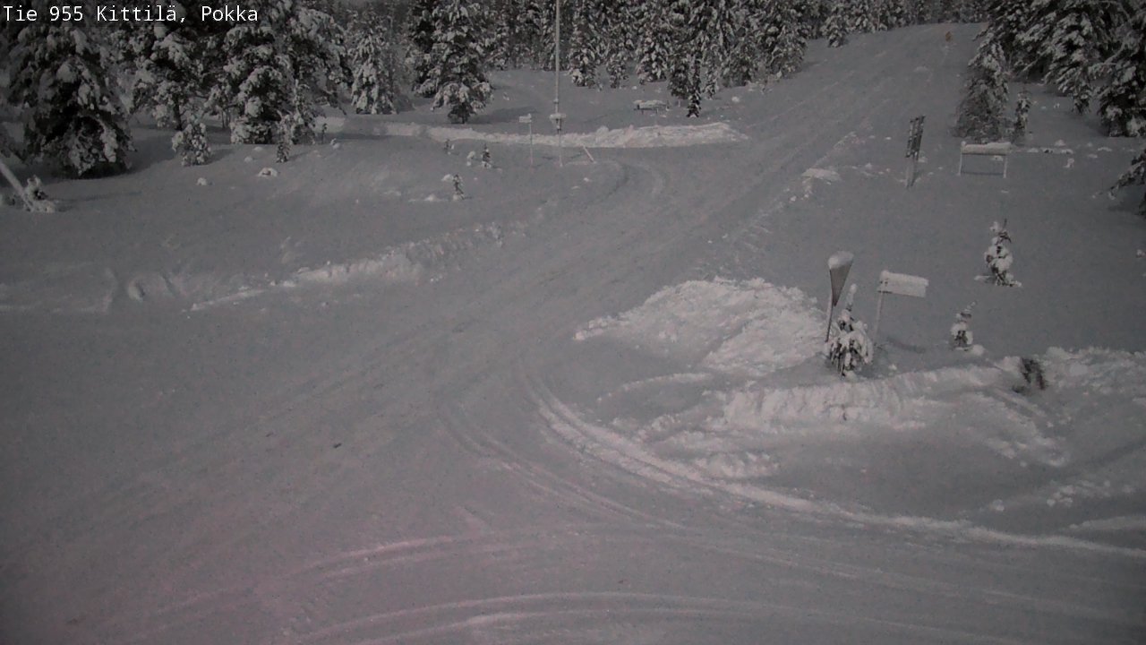 Weather Camera Image Road 955 Kittilä, Pokka, Kittilä, Lappi