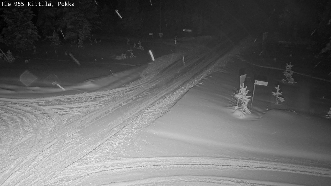 Weather Camera Image Road 955 Kittilä, Pokka, Kittilä, Lappi