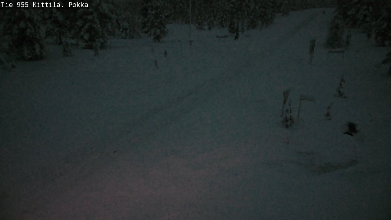 Weather Camera Image Road 955 Kittilä, Pokka, Kittilä, Lappi