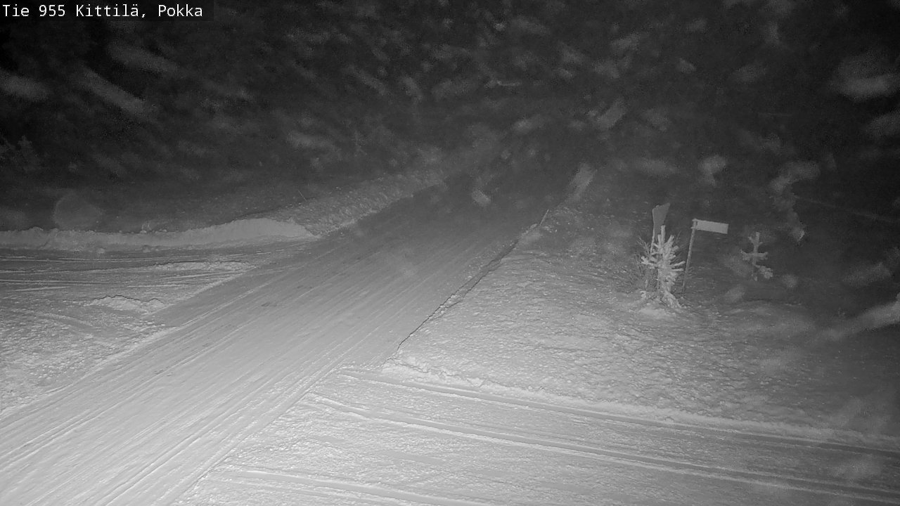 Weather Camera Image Väg 955 Kittilä, Pokka, Kittilä, Lappi