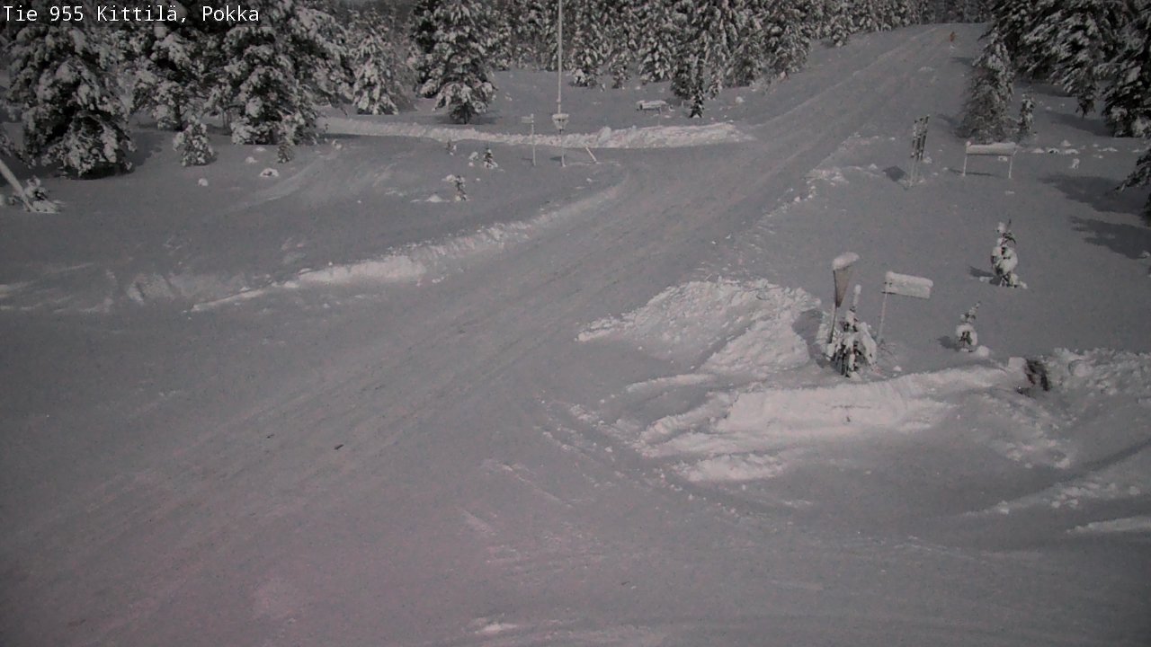Weather Camera Image Road 955 Kittilä, Pokka, Kittilä, Lappi