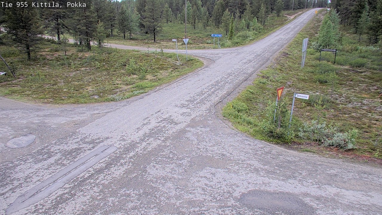 Kelikamerat Kuva Tie 955 Kittilä, Pokka, Kittilä, Lappi