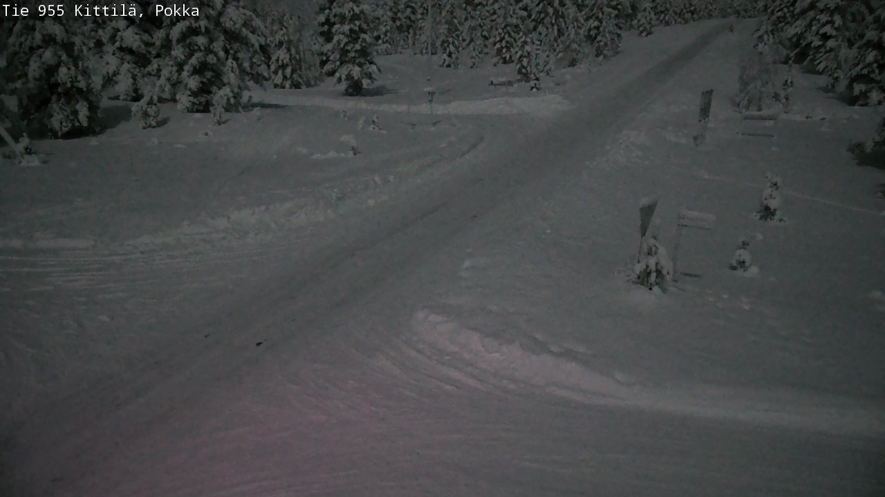 Kelikamerat Kuva Tie 955 Kittilä, Pokka, Kittilä, Lappi
