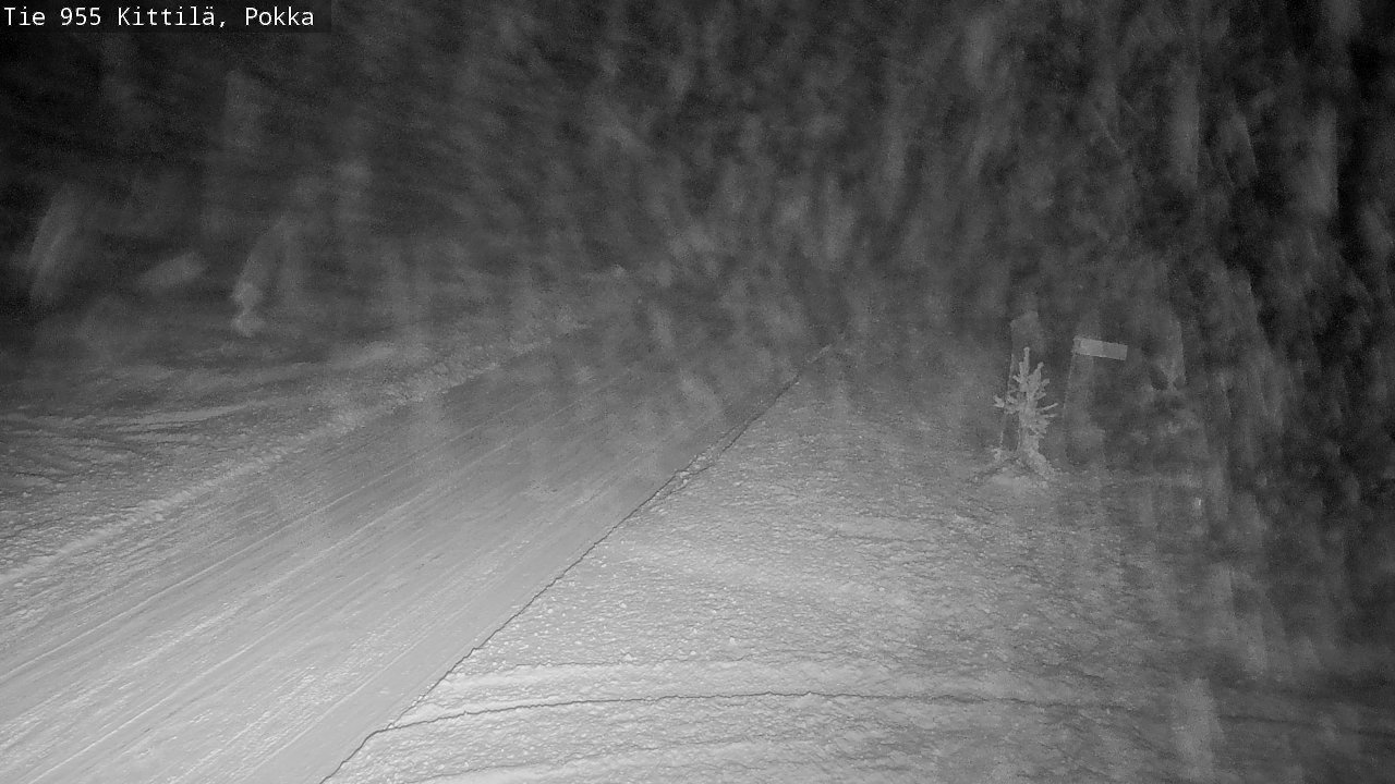 Weather Camera Image Road 955 Kittilä, Pokka, Kittilä, Lappi
