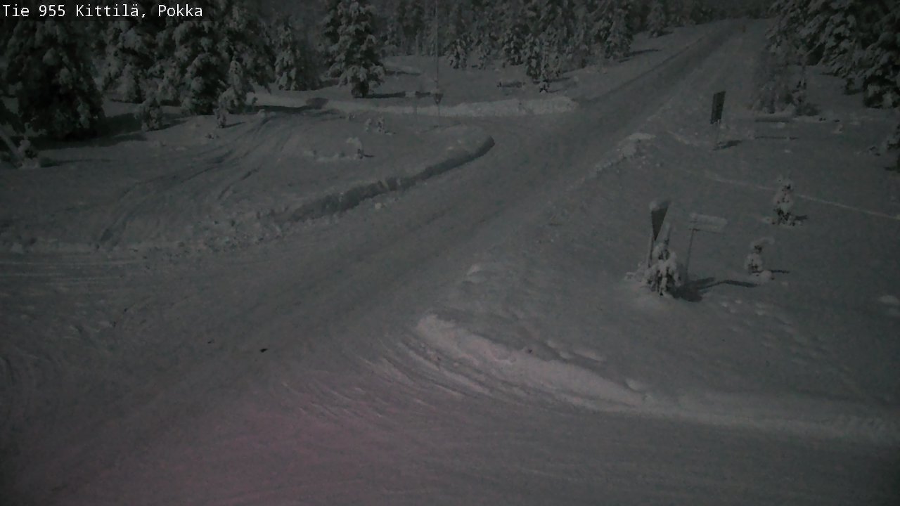Kelikamerat Kuva Tie 955 Kittilä, Pokka, Kittilä, Lappi