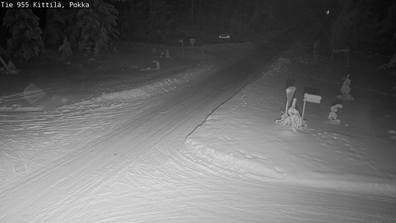 Kelikamerat Kuva Tie 955 Kittilä, Pokka, Kittilä, Lappi