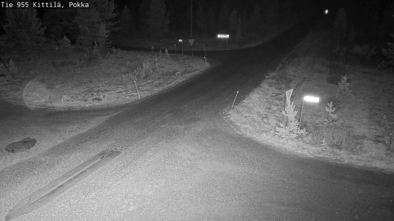 Weather Camera Image Väg 955 Kittilä, Pokka, Kittilä, Lappi