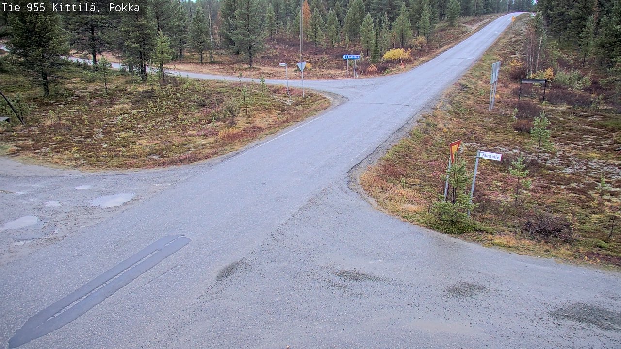 Kelikamerat Kuva Tie 955 Kittilä, Pokka, Kittilä, Lappi