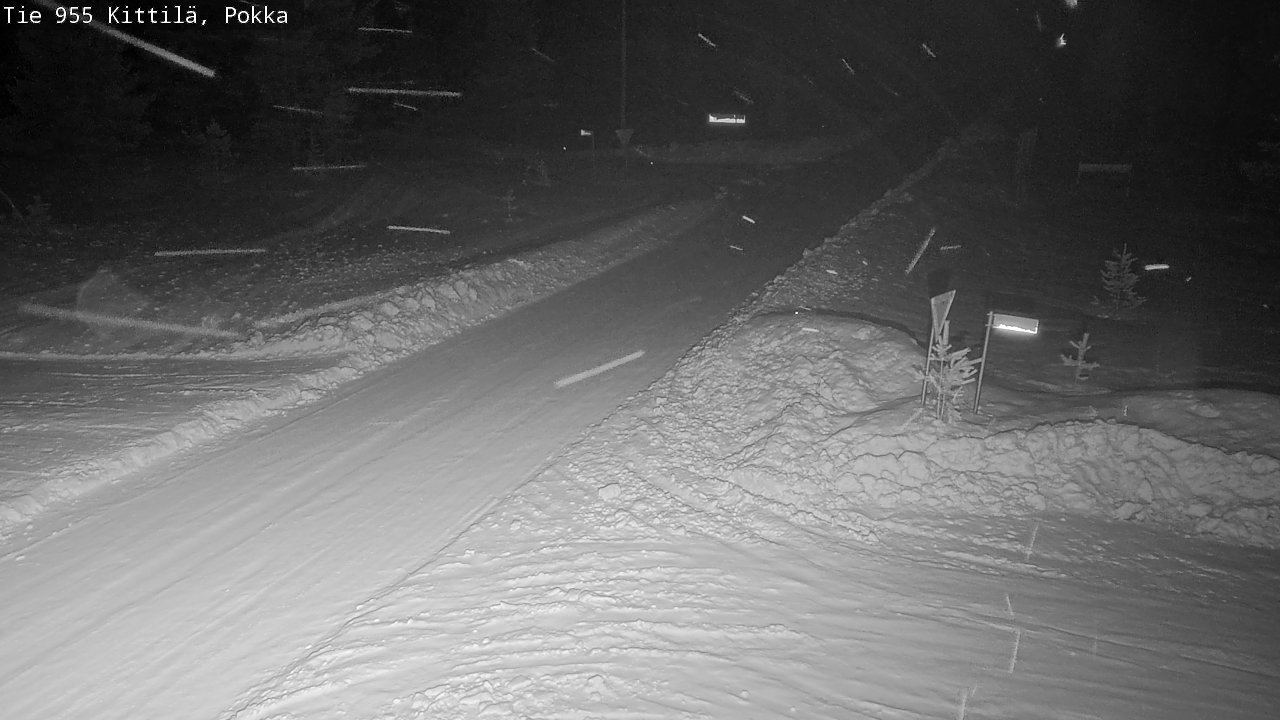 Kelikamerat Kuva Tie 955 Kittilä, Pokka, Kittilä, Lappi