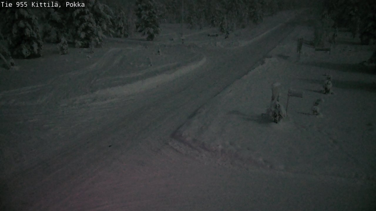 Kelikamerat Kuva Tie 955 Kittilä, Pokka, Kittilä, Lappi