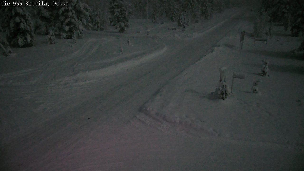 Kelikamerat Kuva Tie 955 Kittilä, Pokka, Kittilä, Lappi