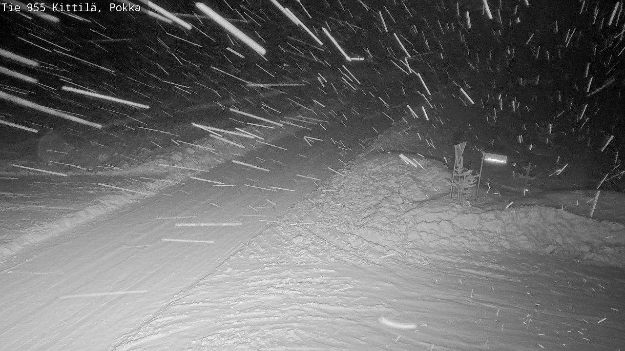 Kelikamerat Kuva Tie 955 Kittilä, Pokka, Kittilä, Lappi