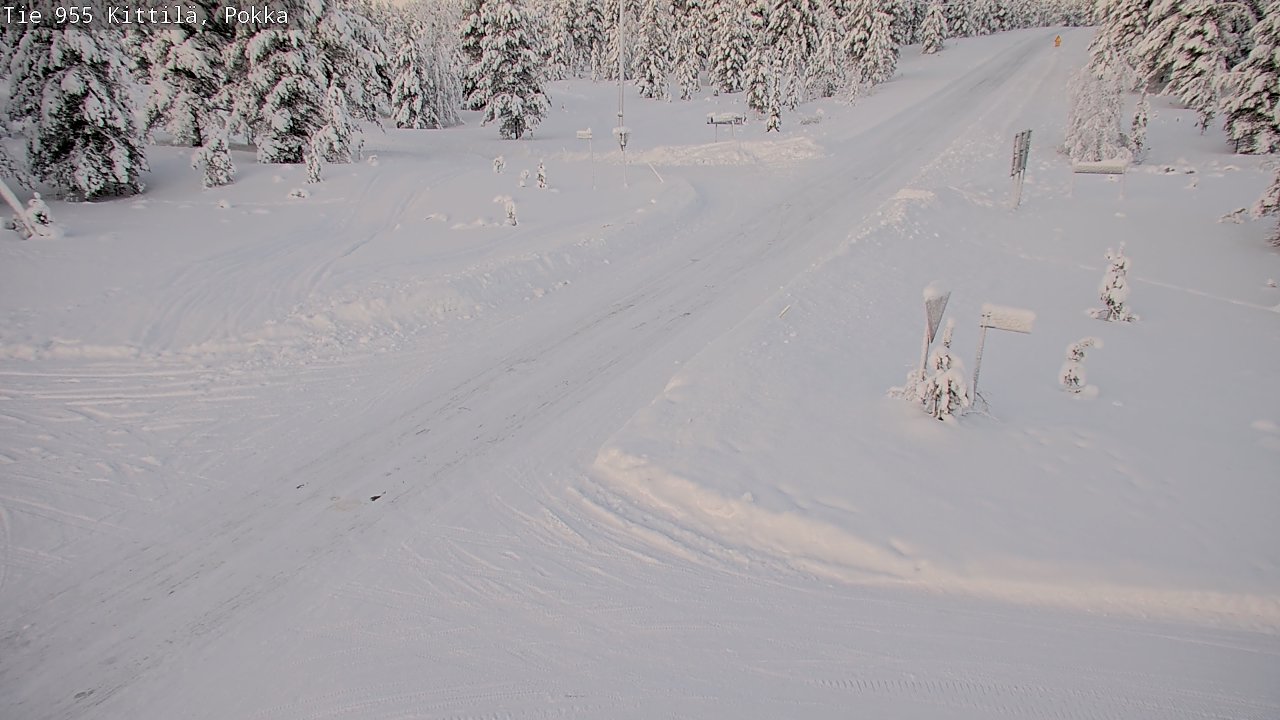 Kelikamerat Kuva Tie 955 Kittilä, Pokka, Kittilä, Lappi