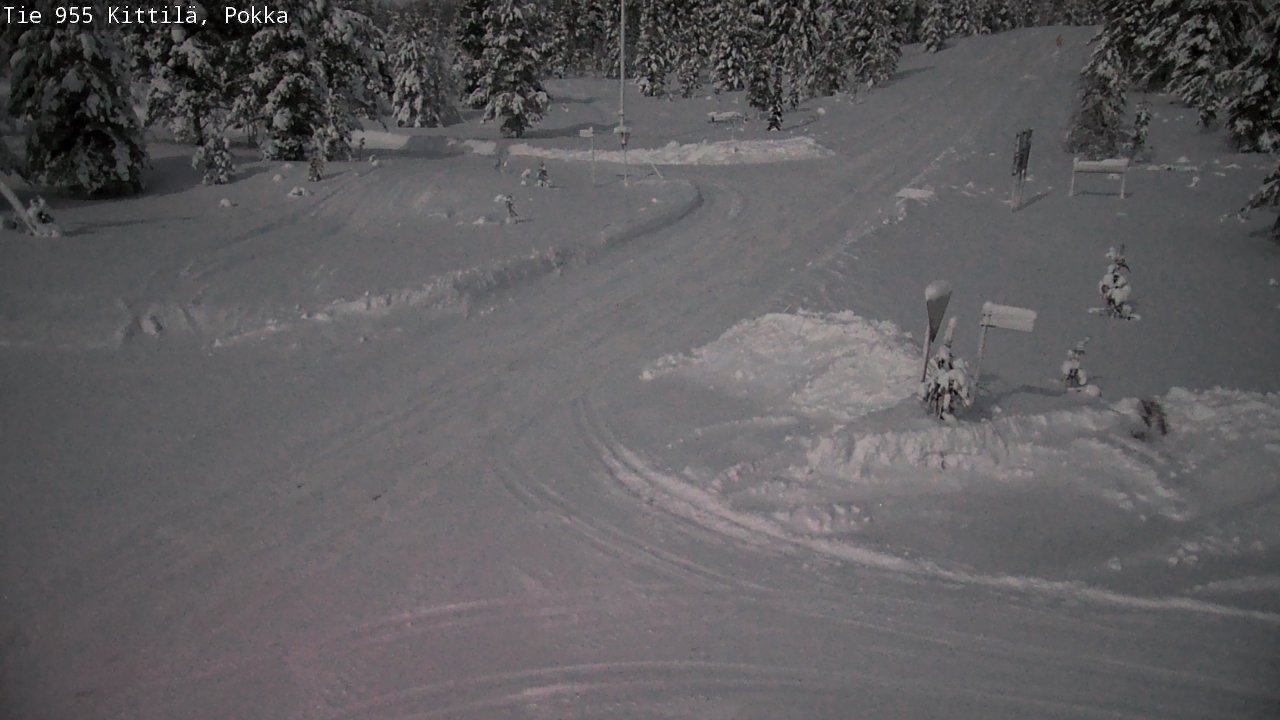 Weather Camera Image Road 955 Kittilä, Pokka, Kittilä, Lappi