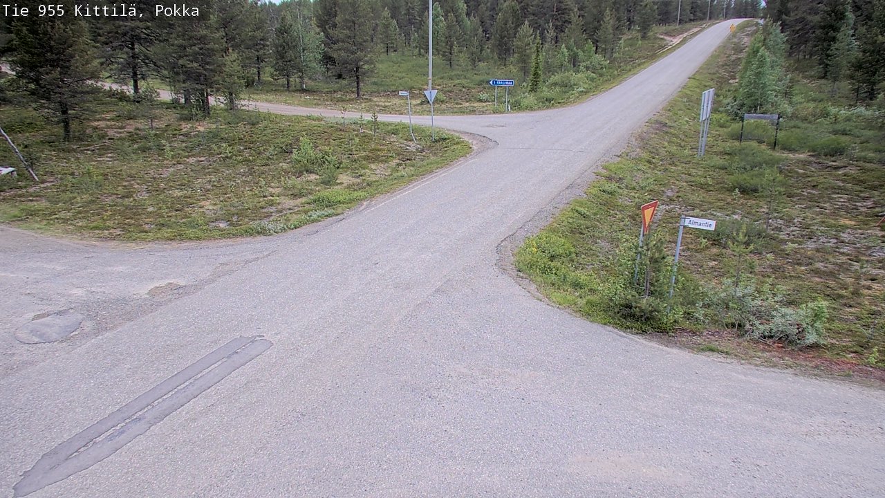 Kelikamerat Kuva Tie 955 Kittilä, Pokka, Kittilä, Lappi
