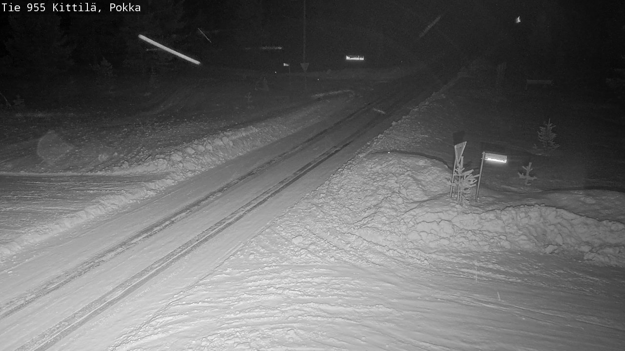 Kelikamerat Kuva Tie 955 Kittilä, Pokka, Kittilä, Lappi