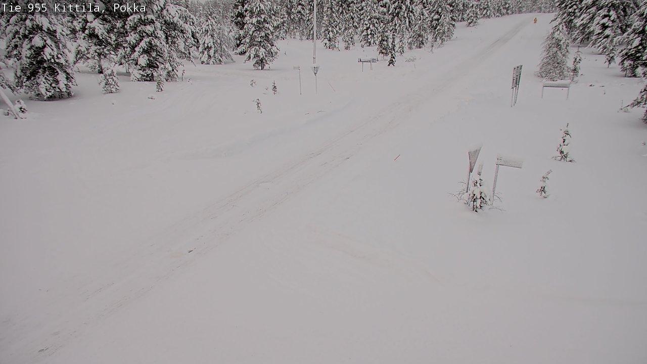 Weather Camera Image Road 955 Kittilä, Pokka, Kittilä, Lappi