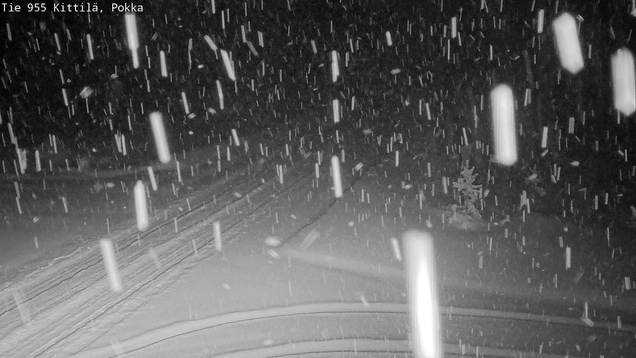 Weather Camera Image Road 955 Kittilä, Pokka, Kittilä, Lappi