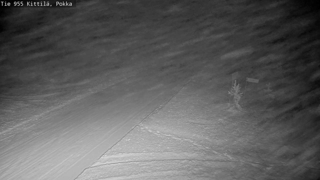 Weather Camera Image Road 955 Kittilä, Pokka, Kittilä, Lappi