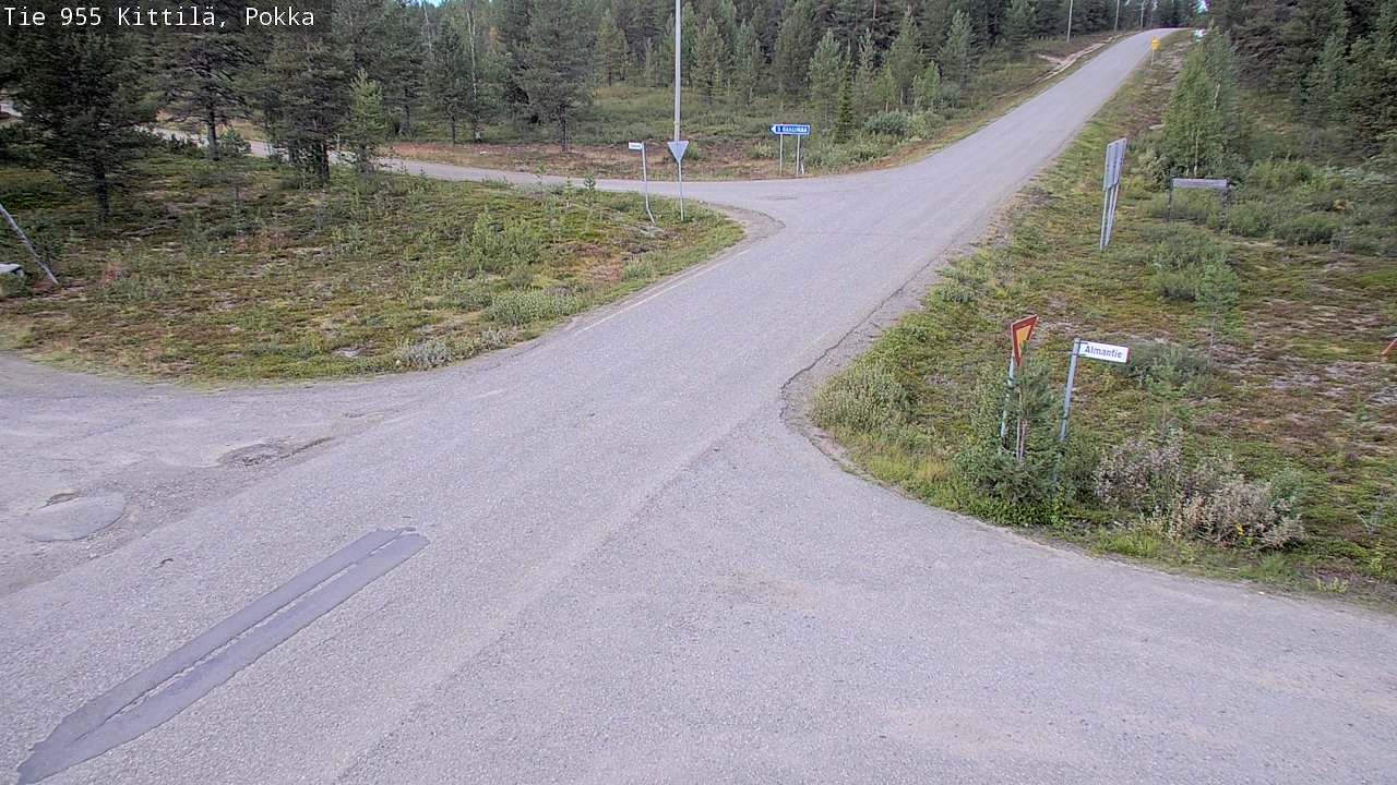 Kelikamerat Kuva Tie 955 Kittilä, Pokka, Kittilä, Lappi