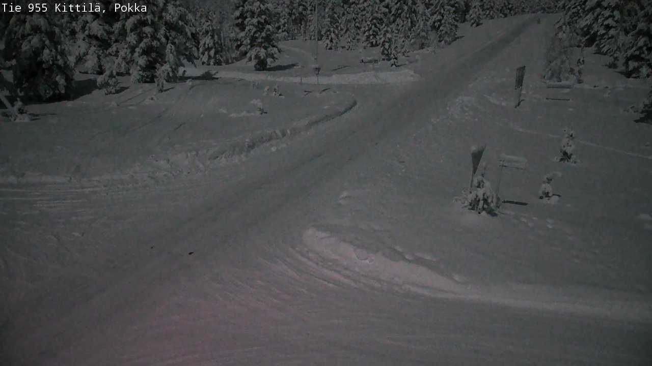 Kelikamerat Kuva Tie 955 Kittilä, Pokka, Kittilä, Lappi
