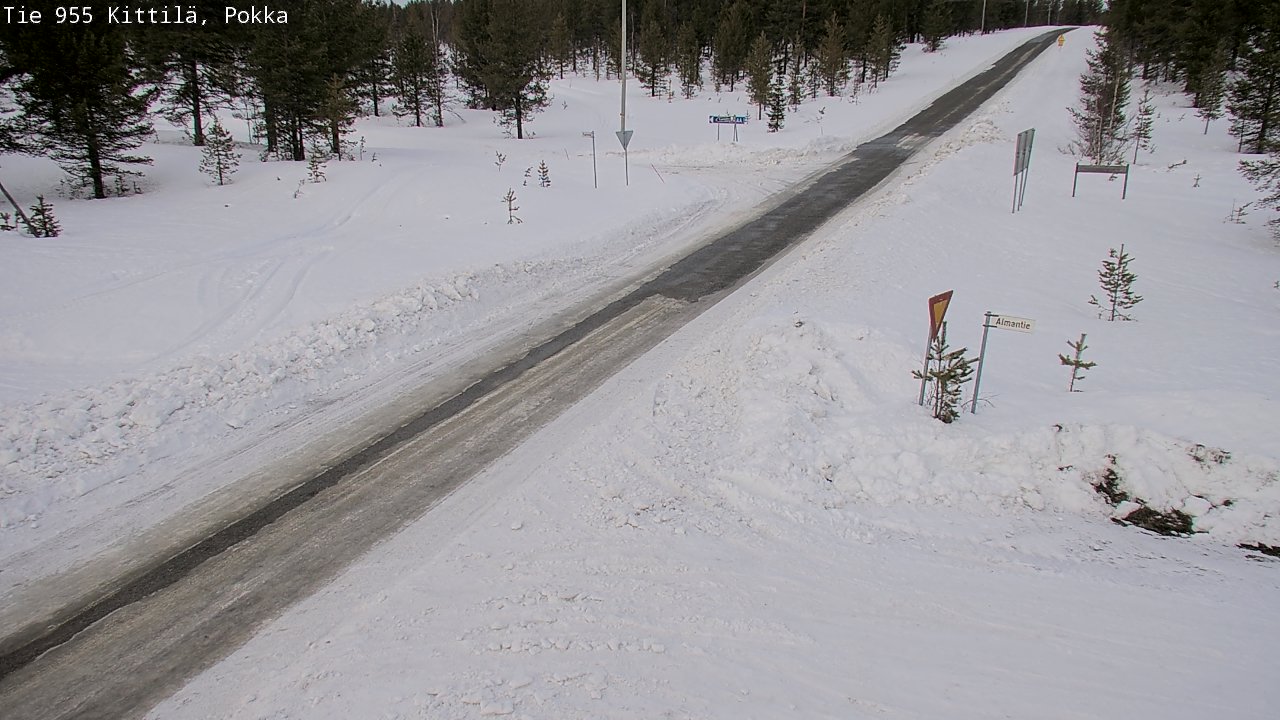 Kelikamerat Kuva Tie 955 Kittilä, Pokka, Kittilä, Lappi