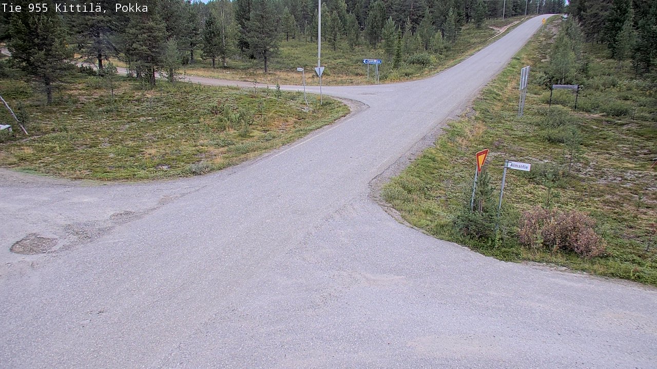 Kelikamerat Kuva Tie 955 Kittilä, Pokka, Kittilä, Lappi