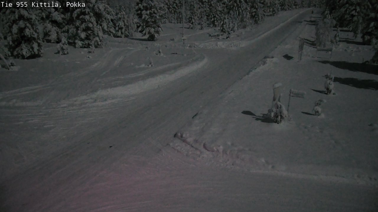 Kelikamerat Kuva Tie 955 Kittilä, Pokka, Kittilä, Lappi