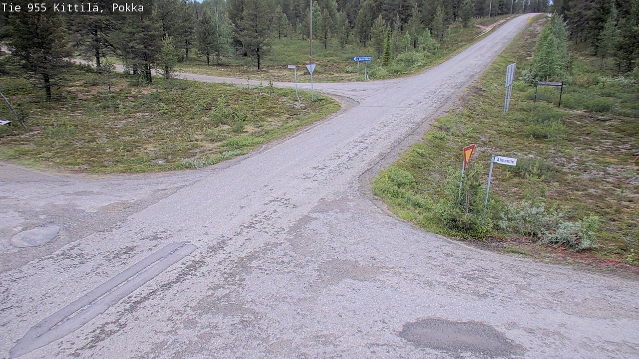 Kelikamerat Kuva Tie 955 Kittilä, Pokka, Kittilä, Lappi