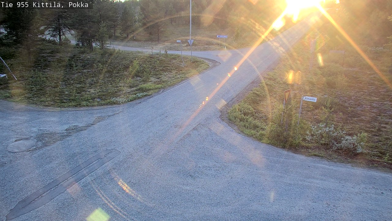 Weather Camera Image Road 955 Kittilä, Pokka, Kittilä, Lappi
