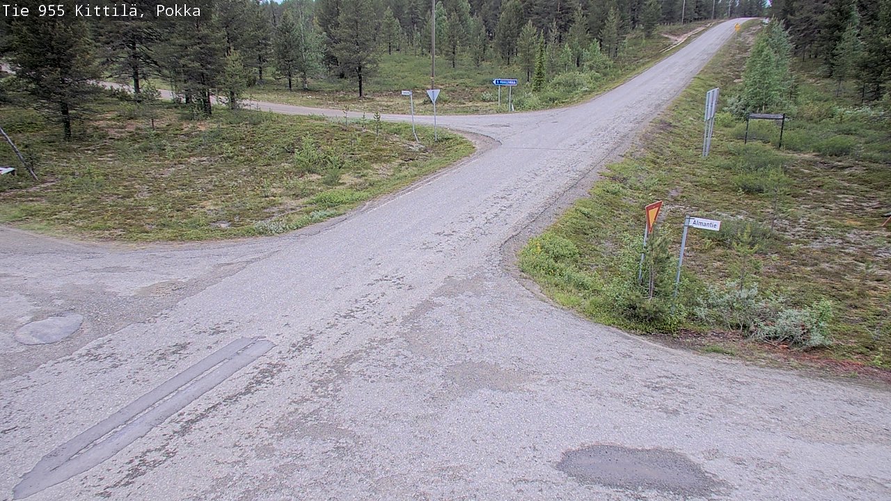 Kelikamerat Kuva Tie 955 Kittilä, Pokka, Kittilä, Lappi