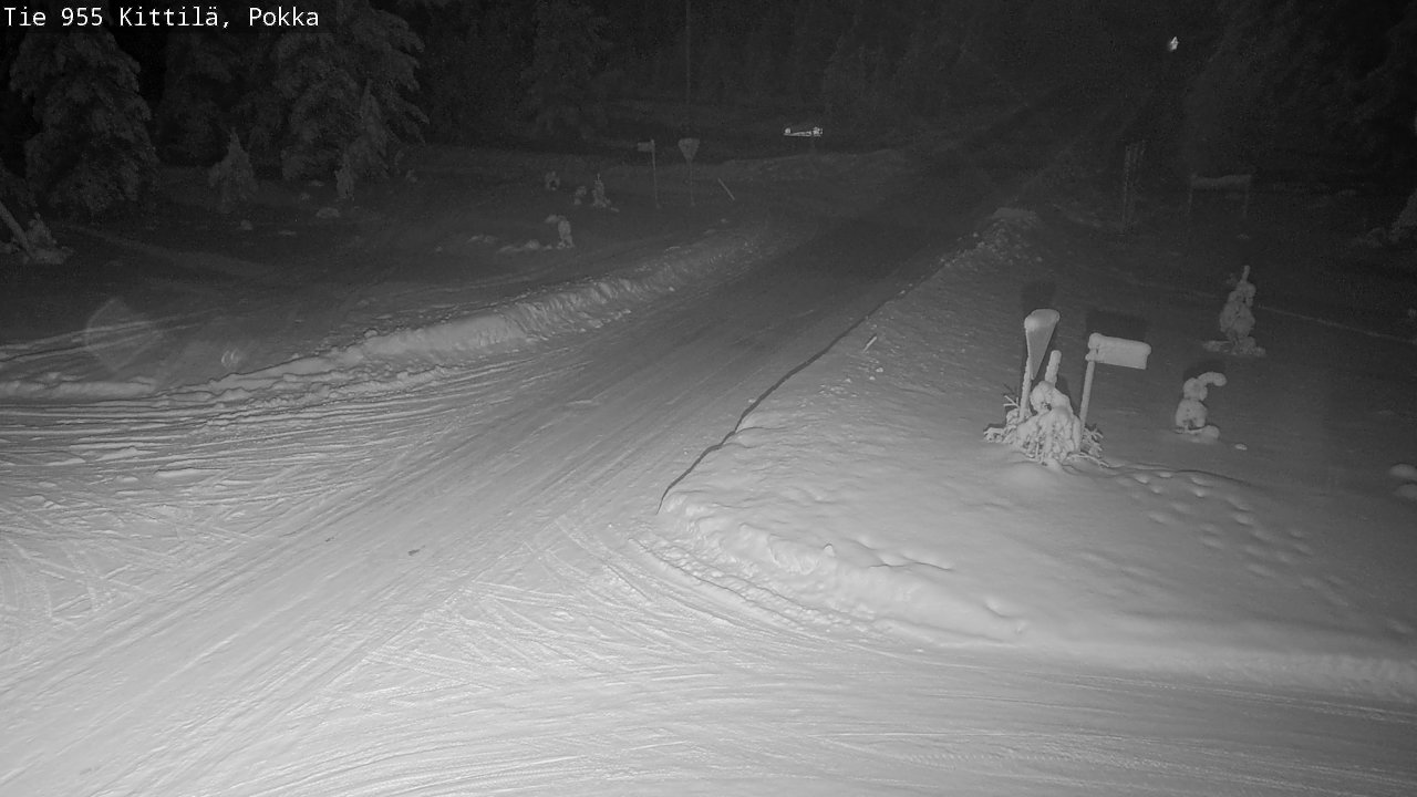 Kelikamerat Kuva Tie 955 Kittilä, Pokka, Kittilä, Lappi