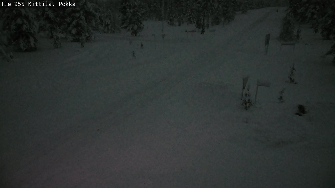 Weather Camera Image Road 955 Kittilä, Pokka, Kittilä, Lappi